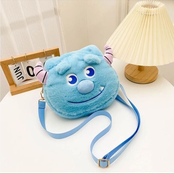 Sully Monsters Inc Plush Handbag with Crossbody Strap - Picture 1 of 6